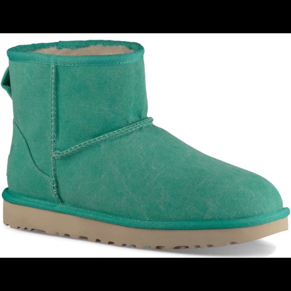 mint green ugg boots